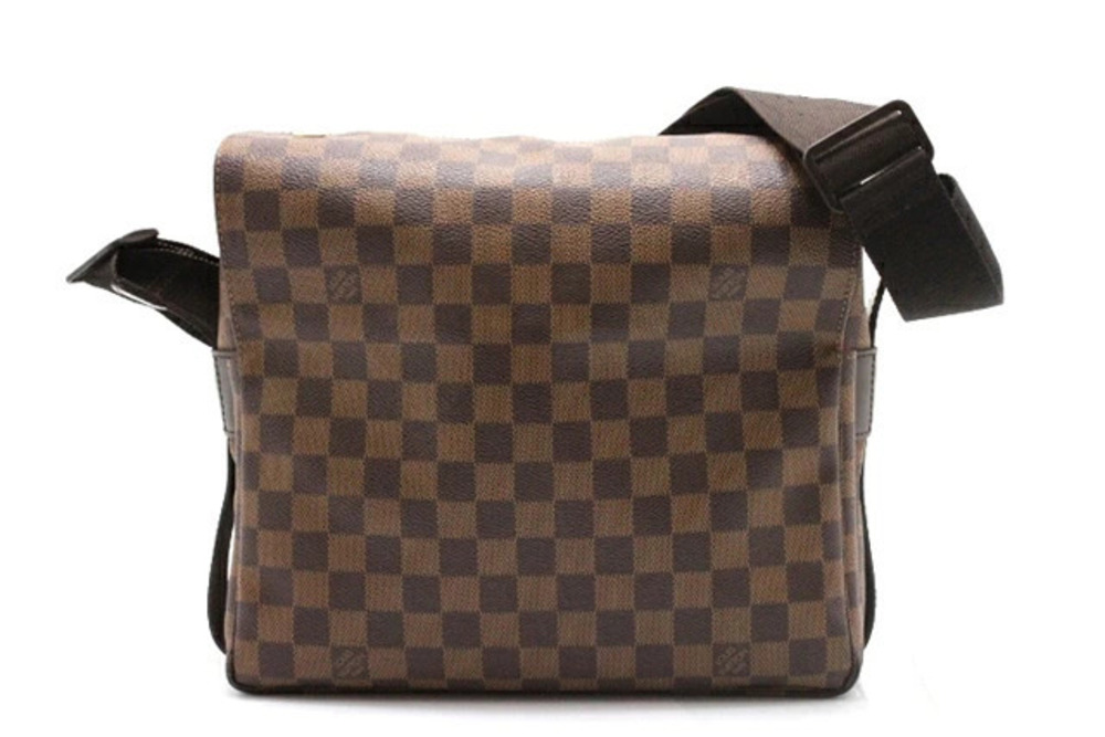 Louis Vuitton Damier Bag Naviglio Shoulder Brown